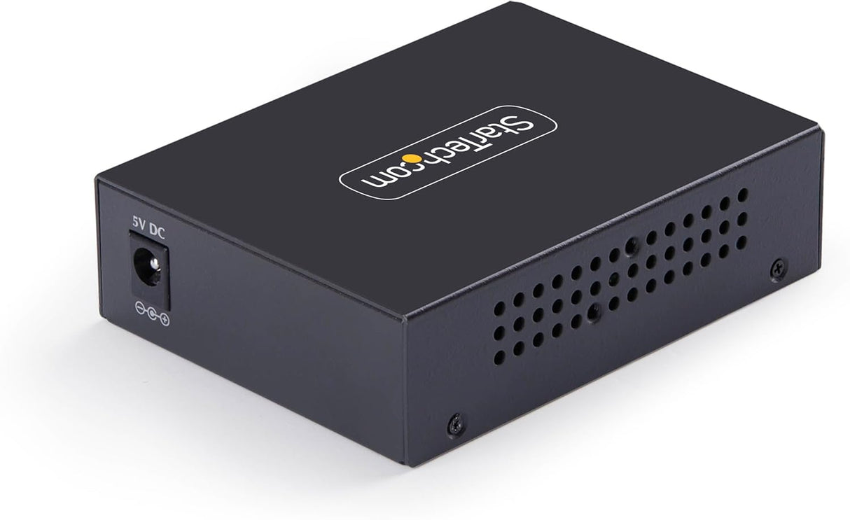 StarTech Conversor de Medios de Fibra Óptica Multigigabit 10GbE con SFP+ Abierto - Cobre a SFP+ 10GBASE-X - 10G/5G/2,5G/1G/100M - TAA
