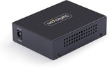 StarTech Conversor de Medios de Fibra Óptica Multigigabit 10GbE con SFP+ Abierto - Cobre a SFP+ 10GBASE-X - 10G/5G/2,5G/1G/100M - TAA
