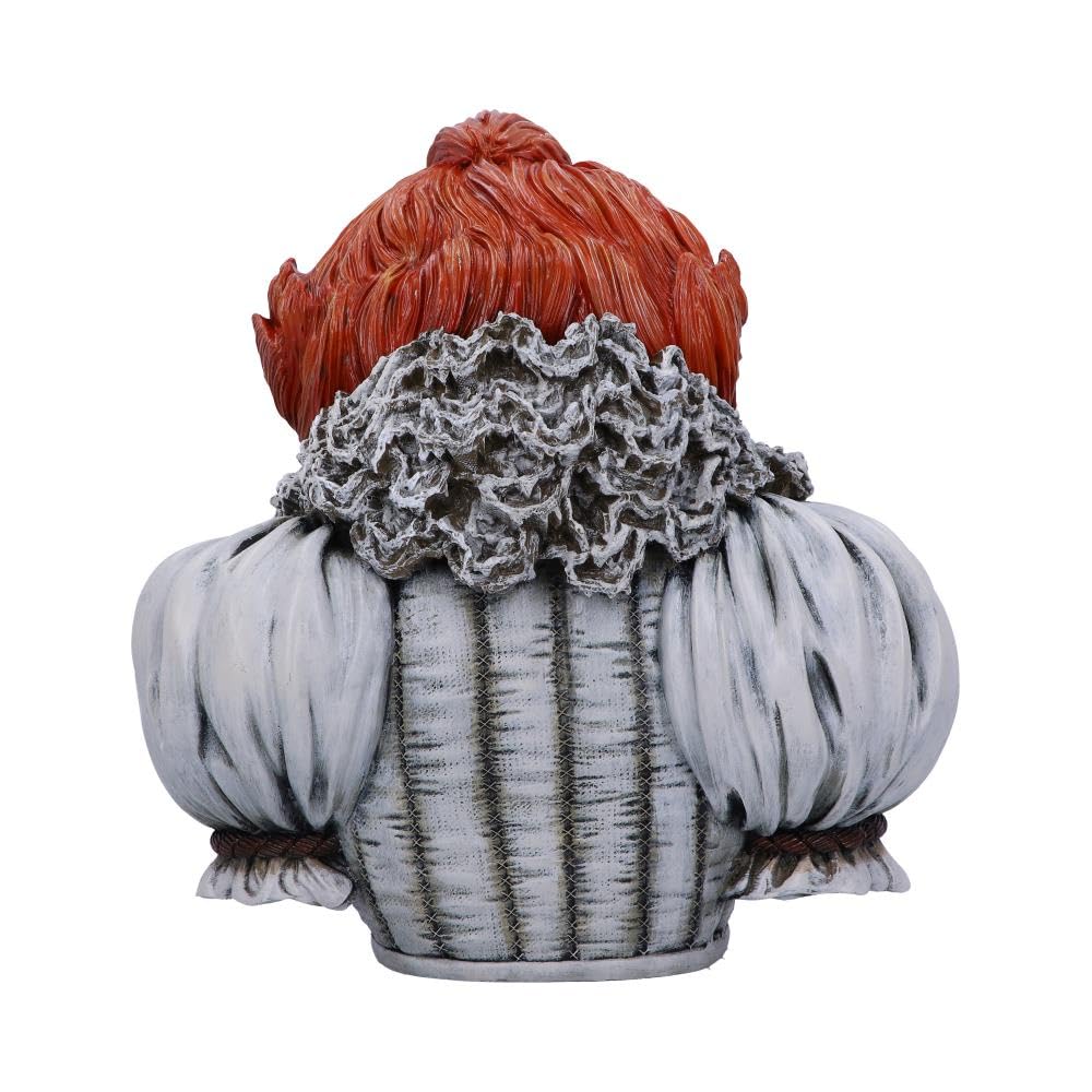 Nemesis Now Pennywise-Busto Oficial de IT Capítulo 2, Blanco, 30 cm