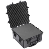 PELI 1640 contenedor de Transporte técnico para Material electrónico, óptico y fotográfico, IP67 estanco e Impermeable al Polvo, 130L de Capacidad, Fabricado en EE.UU., con Espuma, Color Negro