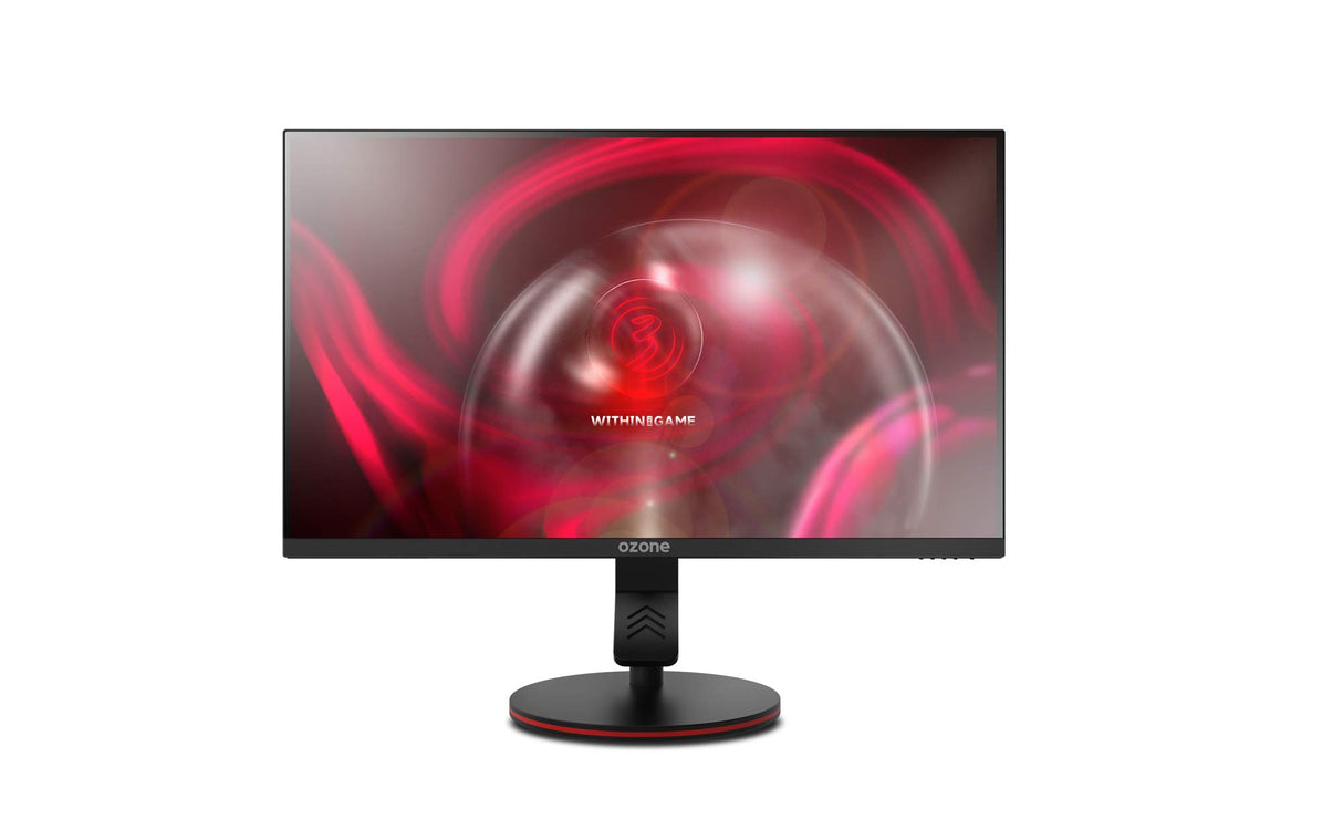 Ozone Gaming OZDSP25 Monitor, Diseñado para Gaming, Pantalla 1920 x 1080 Full HD, Monitor AMD Freesync y Nvidia G-Sync, Base Sólida, 1ms, 144hz, Freesync, HDR, HDMI, Negro, 24"