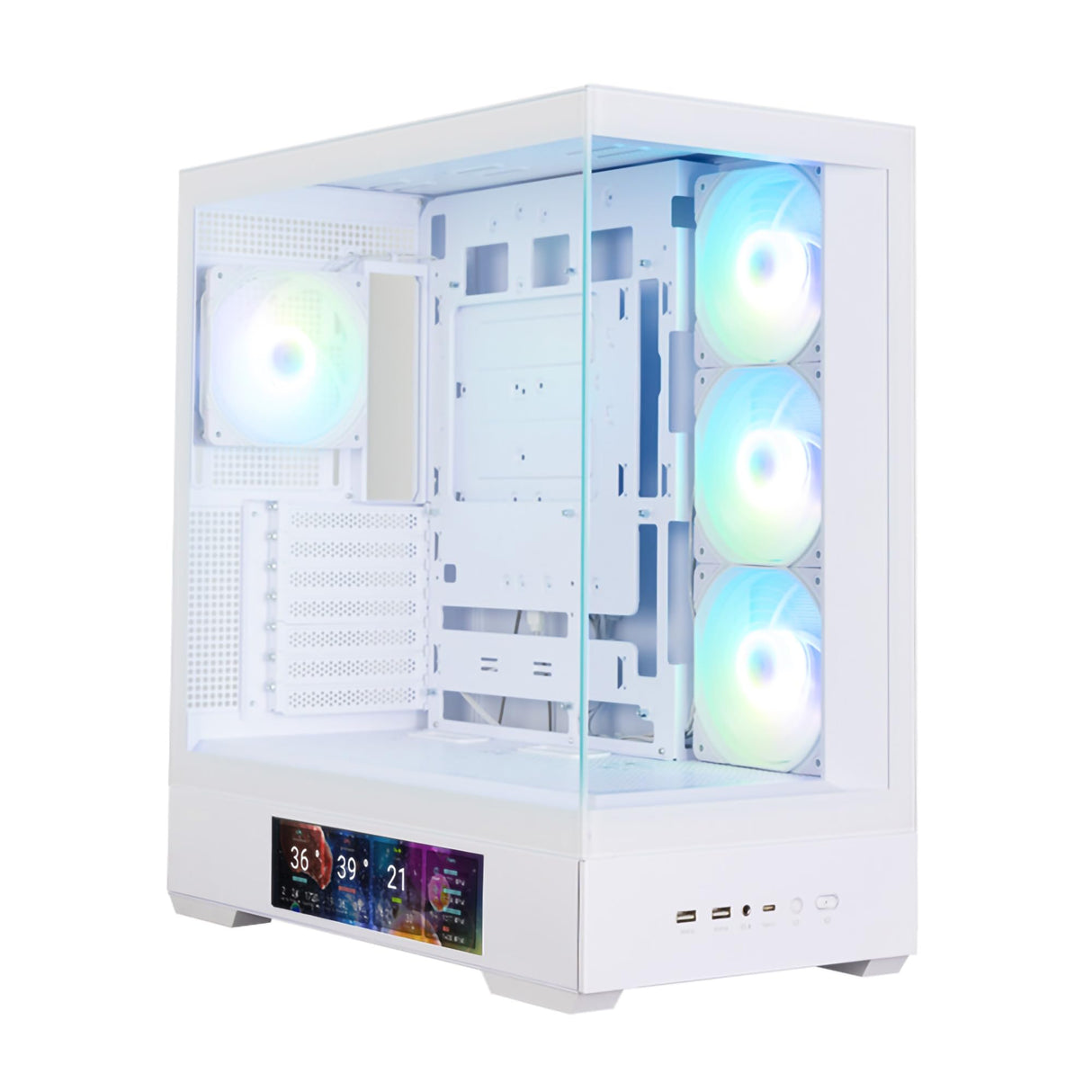 ZALMAN P40 DS - Carcasa para PC (Torre Media), Color Blanco