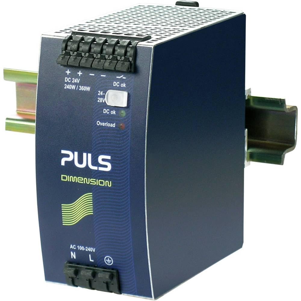 PULS QS10.241-A1 - Fuente de alimentación (riel DIN, 24 V/CC, 10 A, 240 W)