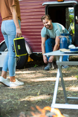 Ryobi - Altavoz Portátil Bluetooth 10W 18V One+ - hasta 17 Horas de Reproducción con Batería de 5 Ah - Peso 1,6kg - Alcance del Bluetooth 25m - Puerto de Carga USB - Sin Batería ni Cargador - RBT18-0