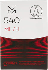 Audio-Technica VM540ML/H Cápsula estéreo de doble imán móvil con aguja Microlinear y cabezal HS10 Rojo