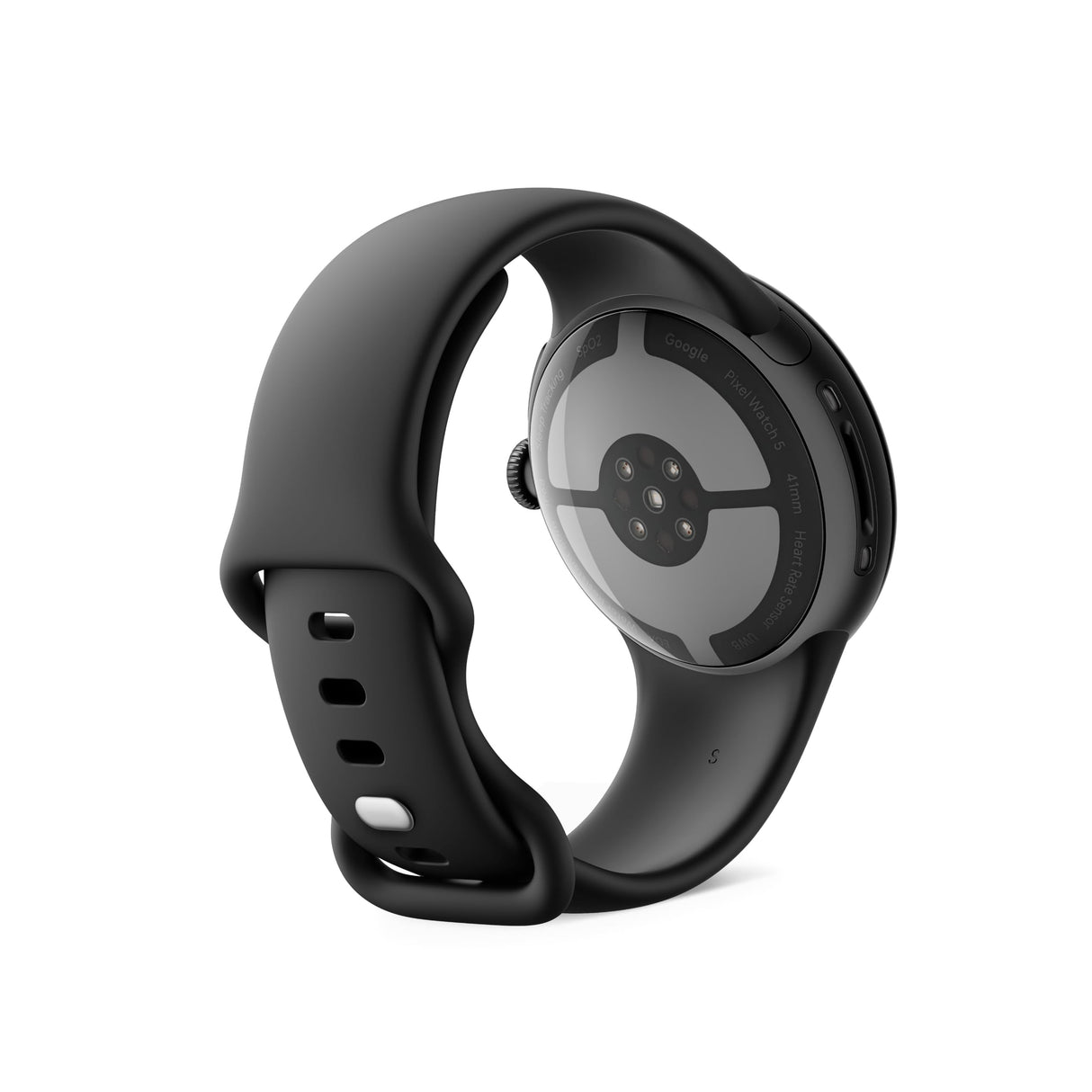 Google Pixel Watch 5 (41 mm) - Smartwatch - Black Case/Obsidian Band, LTE
