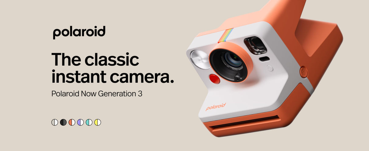 Polaroid - Now Generation 3 - Cámara instantánea - Blanco (9155)