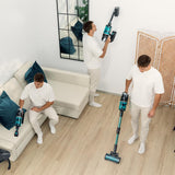 Cecotec Aspiradora sin Cable Escoba Vertical Conga Rockstar 9500 Lunar Pet Flex. 780W, 300aW, Potencia de Succión 30kPa, Autonomía 90mins, Cepillo Hairless, 4 Modos: Eco, Medio, Cepillo Mascotas