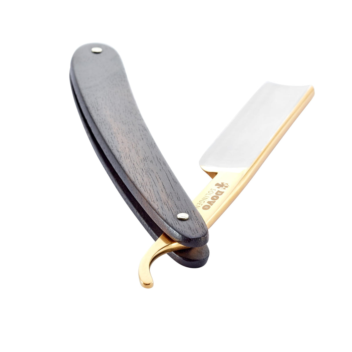 Navaja de afeitar DOVO Apex - Navaja recta de acero al carbono - 5/8 de pulgada - Filo recto - afilado hueco completo - Navaja de barbero DOVO Solingen