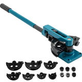 VEVOR Dobladora de Tubos Universal, Dobladora de Tubos, Dobladora de Tubos Acero, Dobladora Manual de Acero al Carbono, Dobladora de Tubos Manual, con 7 Dados, Diámetro de Tubería de 10 mm-25 mm