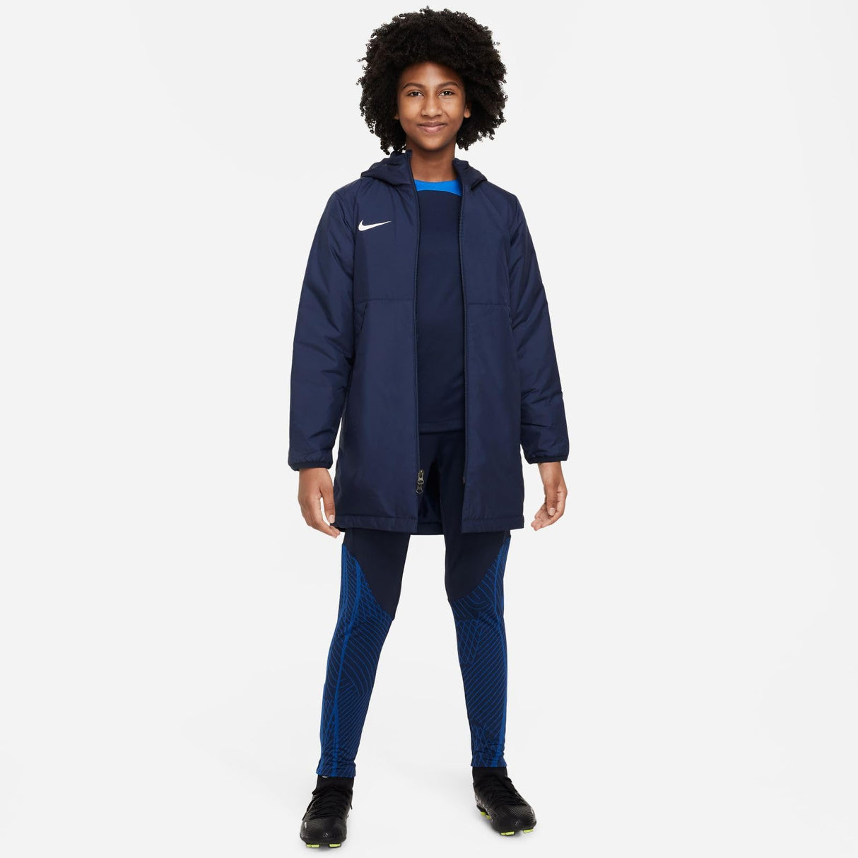 Nike Unisex Kids Jacket Y Nk Syn Fl Rpl Park20 Sdf Jkt, Obsidian/White, CW6158-451, M