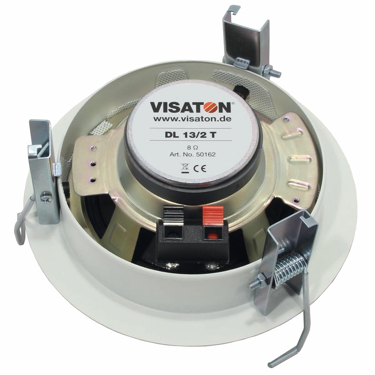Visaton VS-DL13/2T - Altavoces (De 2 vías, montable en Techo, 30W, 100-20000 Hz, 8 Ohmio, Color Blanco)