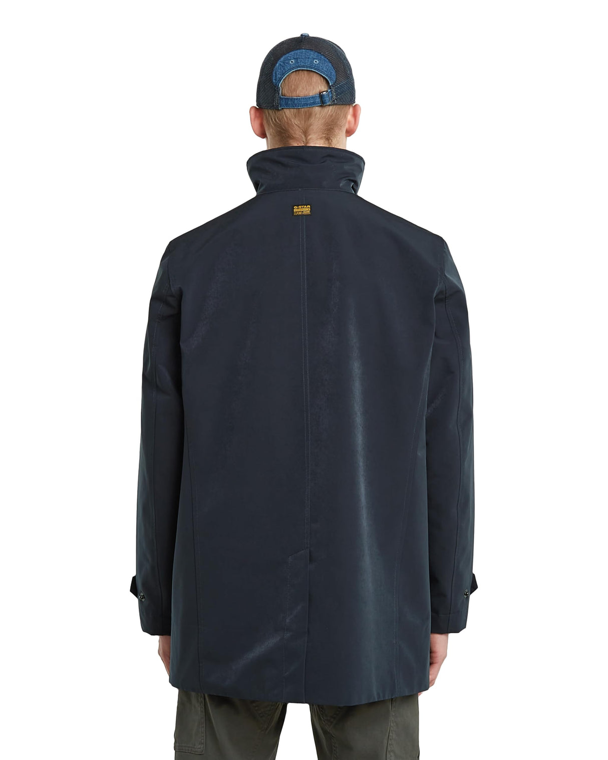 G-STAR Garber Trench Unpadded Chaqueta, Salute/dk Black D26925-C408-H571, L Hombres