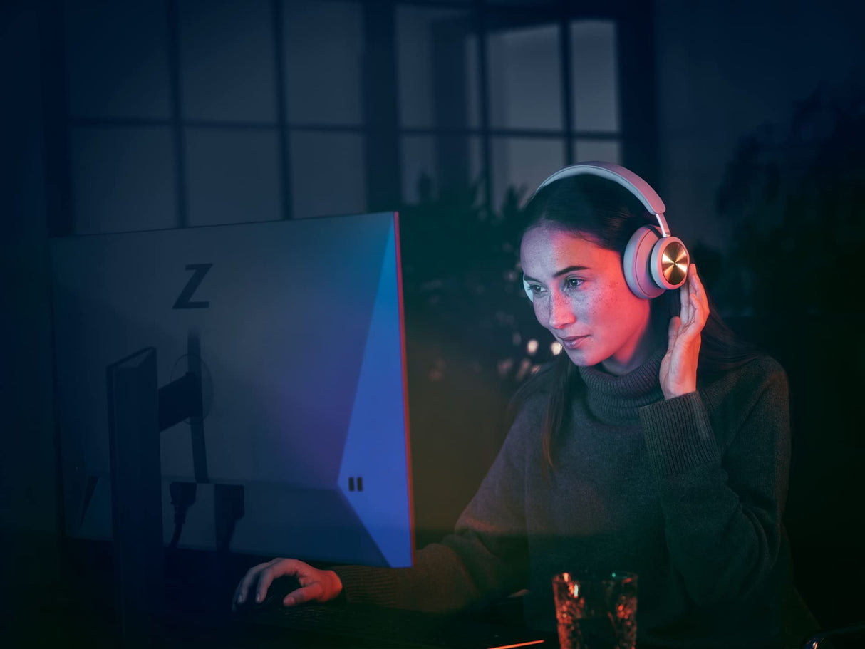 Bang & Olufsen Beoplay Portal Xbox Auriculares Inalámbricos Bluetooth de Diadema con Cancelación de Ruido y 4 Micrófonos, Hasta 42 H, Cascos Gaming Dolby Atmos + Cable USB-C Grey Mist