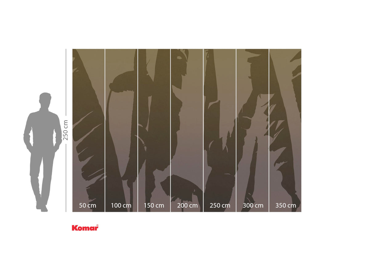 Komar WTD - Papel pintado fotográfico (350 x 250 cm), diseño de plátanos de Bahama