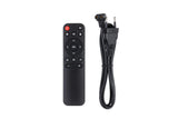 NK Mini Proyector Portátil - Resolución Full HD 1080P (Soporta 4K), Android, WiFi, Bluetooth, Mirror Link, Cristal 2.69" LCD, Altavoz Incorporado, HDMI y USB, Rotación 180°, (10'8 x 10'3 cm)