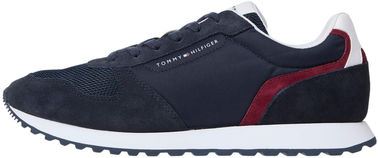 Tommy Hilfiger Runner Sneaker Hombre New Eva Summer Nylon Pop de Ante, Azul (Desert Sky), 42