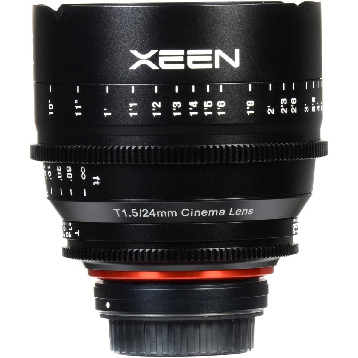 Rokinon Xeen XN24-C 24mm T1.5 Lente Profesional Cine para Canon EF, Negro