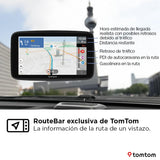 Tomtom GPS GO Camper Tour 2ª generación para Autocaravana y Caravana, Pantalla de 6" con PI para Autocaravana y Caravana, Actualización Wi-FI,Tráfico TomTom, Alertas de Zonas de peligro. Mapas Europa