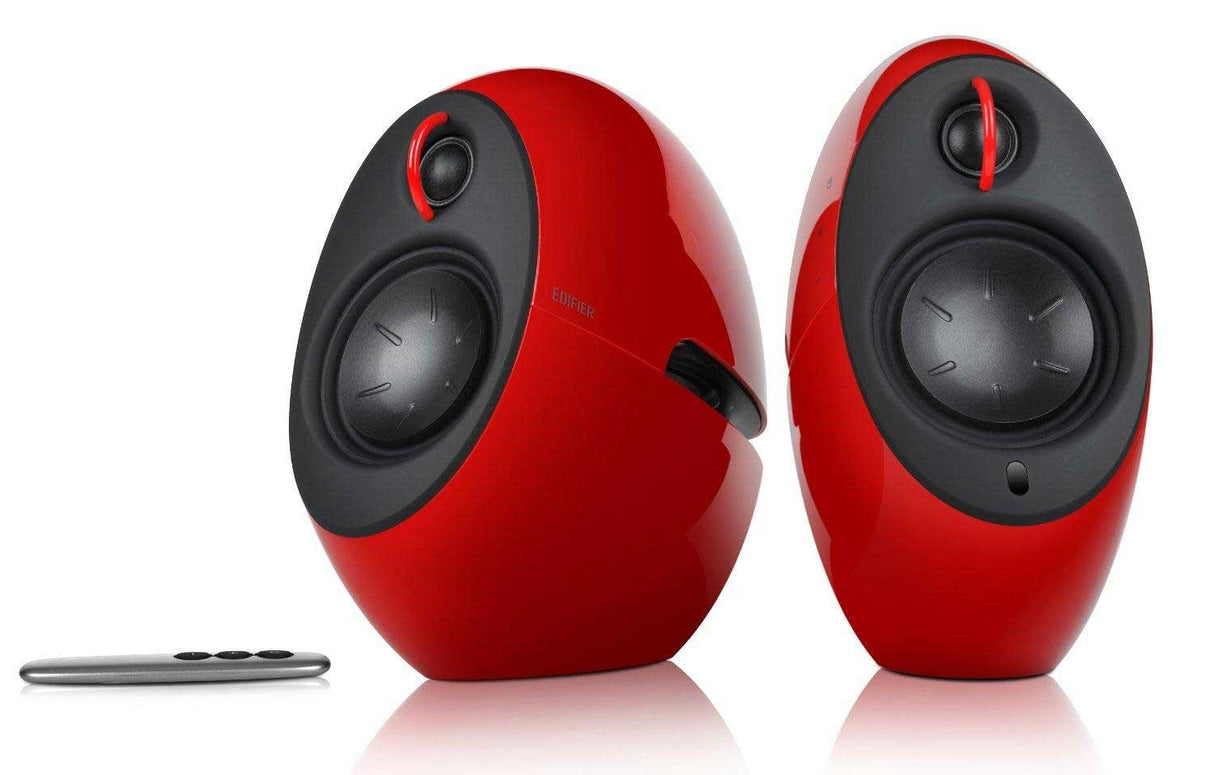 Edifier E25HD Luna Eclipse - Altavoces Bluetooth 4.0 con Mando a Distancia, Color Rojo