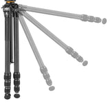Vanguard Veo 5 234CO26 - Trípode de Viaje de Carbono, rótula de observación