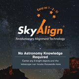 Celestron 11049 Telescopio computarizado NexStar 4SE Maskutov-Cassegrain con montaje totalmente automatizado, tecnología SkyAlign y revestimiento XLT, negro/naranja