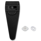 Olivia Garden SilkCut PRO Tijeras 5.00" - Cuchillas convexas de acero superior ultra afiladas, diseño elegante, cómodo, funda de corte incluida