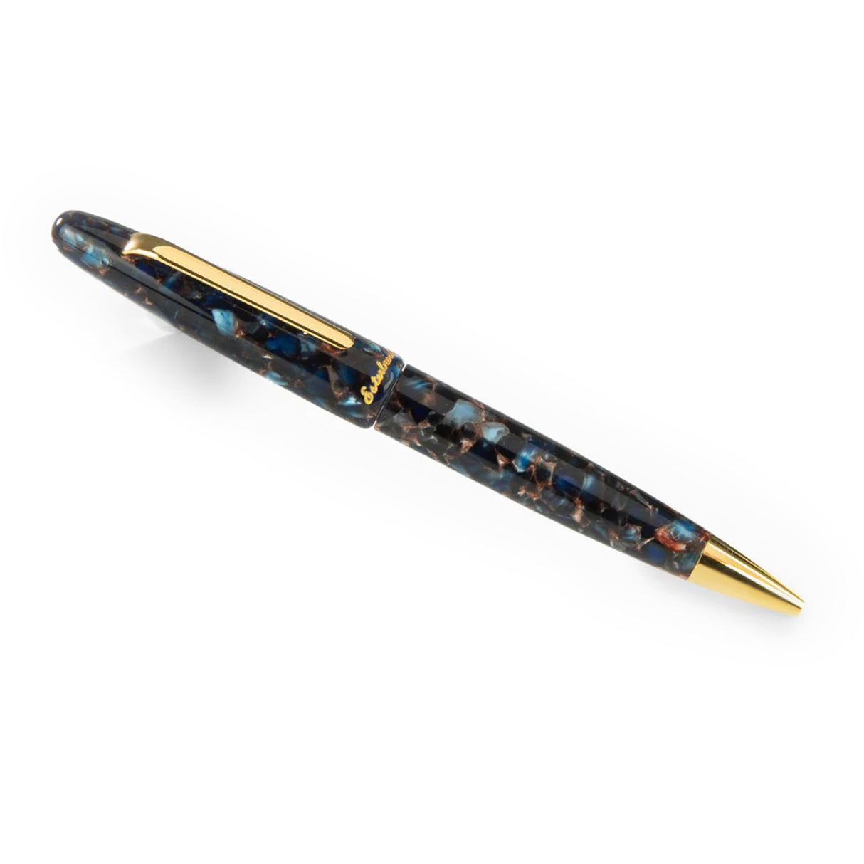 Esterbrook Estie ENB159 Nouveau Blue Gold - Bolígrafo con resina noble