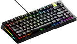 Glorious Gaming GMMK 3 Pro HE Teclado rápido Hall Effect, Carcasa Aluminio, tasa 8K, switches magnéticos/Hot Swap MX, Juntas modulares, TKL 75% QWERTY EE.UU. (Negro)
