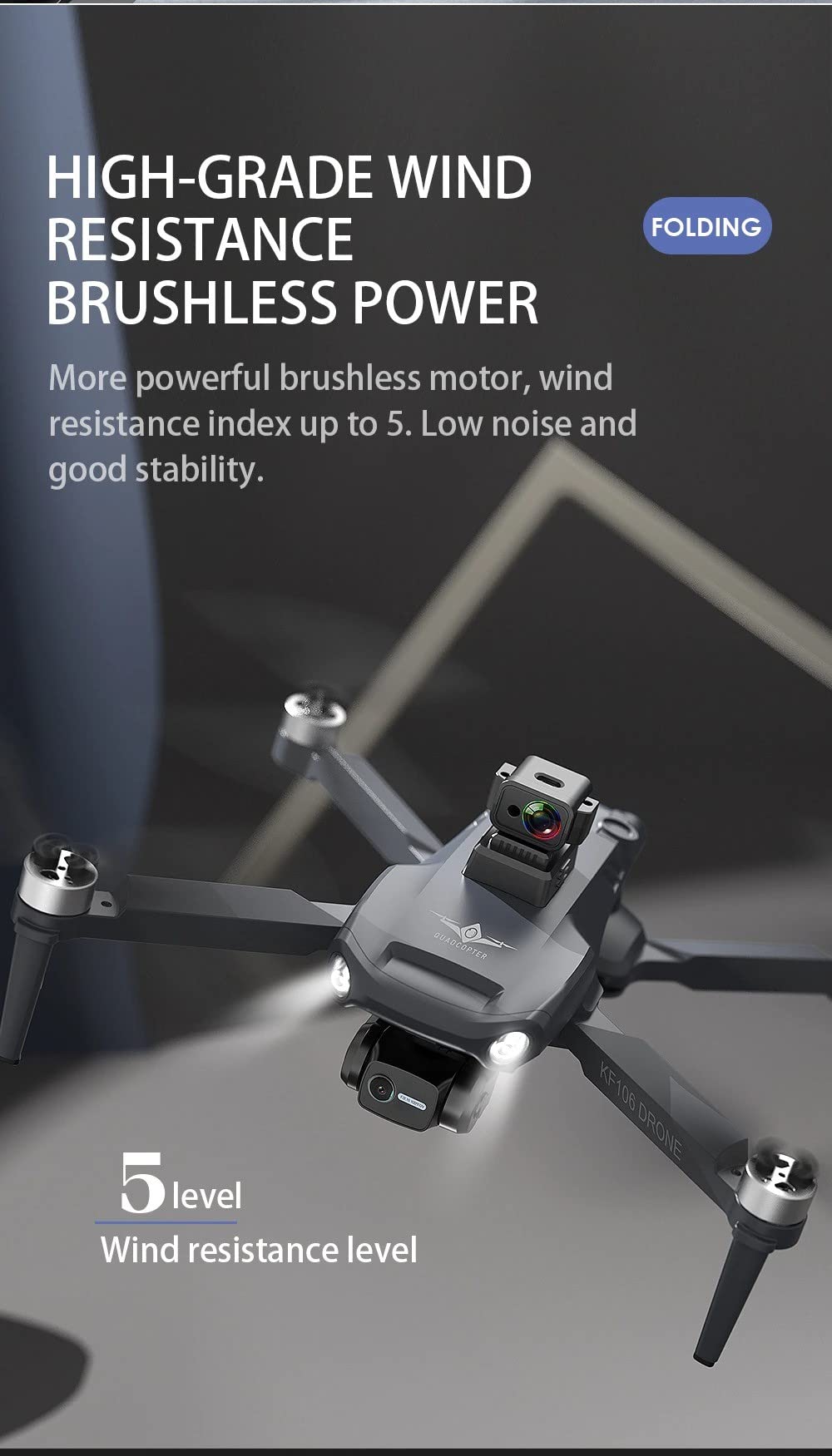 LUXWALLET Libra X Dodge, Sensor para Evitar obstáculos, cuadricóptero para Drones, 30Km /h, WiFi GPS 1.2 KM, cardán de 3 Ejes, cámara Full HD
