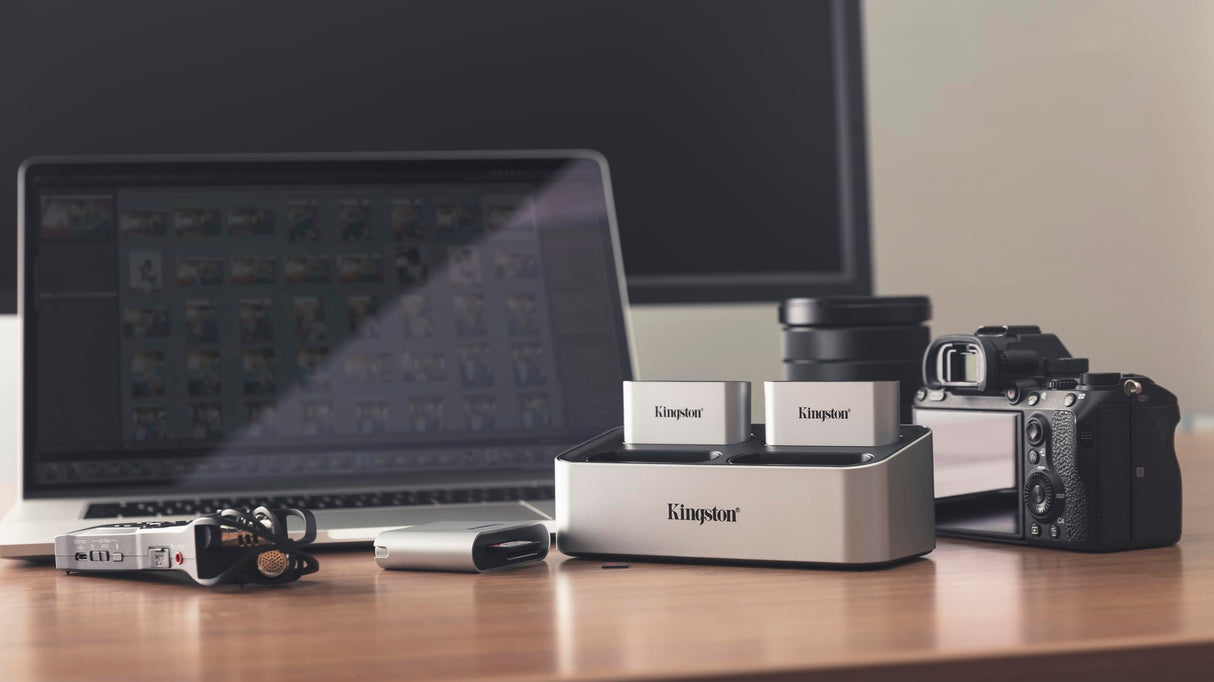 Kingston Workflow Station Dock y Lector de tarjetas SD USB-C 3.2 Gen2 Dual-Slot SD UHS-II - WFS-S