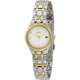 Citizen Reloj Analógico para Mujer de Cuarzo con Correa en Acero Inoxidable EW1264-50A