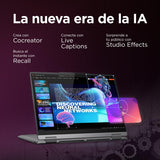 Lenovo Yoga 7 2-in-1 Gen 10 – Ordenador Portátil IA Convertible Táctil 14" OLED (Intel Core Ultra 5 226V, 16 GB RAM, 512 TB SSD, Wi-Fi 7, Win 11 Home, Copilot+ PC) Teclado QWERTY Español - Gris