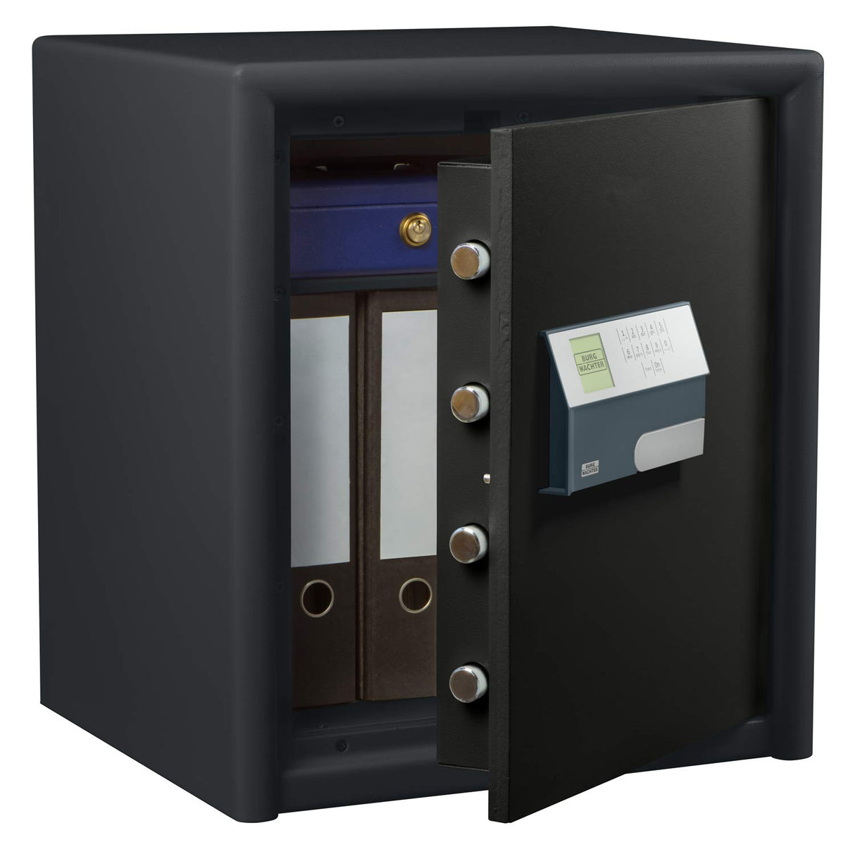BURG-WÄCHTER Caja fuerte con cerradura electrónica, Combi-Line, Nivel de seguridad S2, Protección antincendios LFS 30 P, Probada por VdS, 50 l, 77 kg, CL 440 E, Negro