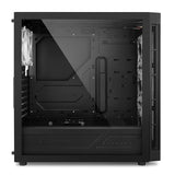 Sharkoon TG6M RGB - Caja de Ordenador, PC Gaming, Semitorre ATX, Negro