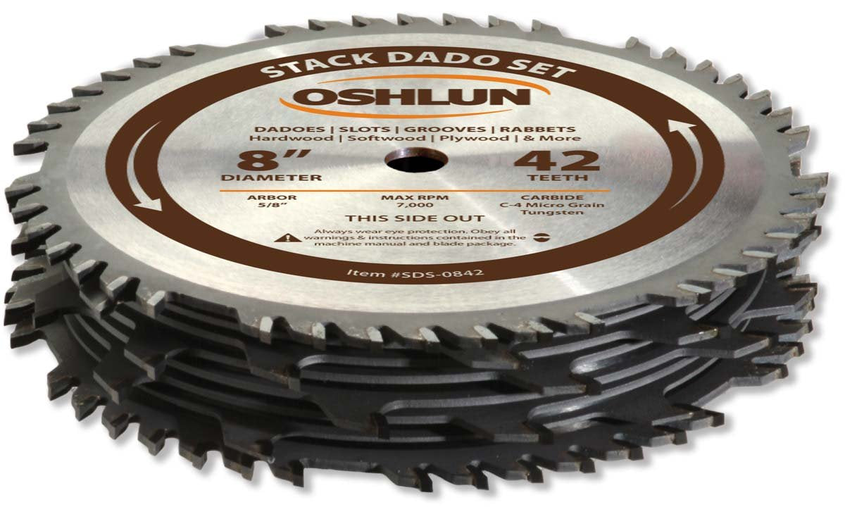 Oshlun SDS-0842 - Juego de dados de 42 dientes de 203,2 mm con eje de 15,88 mm