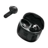 JBL Tune Flex 2, Auriculares inalámbricos Bluetooth y cancelación de Ruido. Autonomía de hasta 48 hrs, IP54 Resistentes al Agua y al Polvo, conexión multipunto, diseño ergonómico y Abierto,Ghost Negro