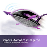 Philips PerfectCare Elite Plancha Vertical Vapor - 2700 W, 520 g De Vapor, 7,5 Bares, Tecnología OptimalTEMP, Modo ECO, T-ionicGlide, Azul/Blanco (GC9635/20)
