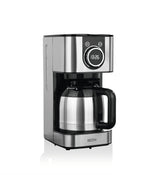 BEEM FRESH-AROMA-SWITCH Cafetera de filtro - Thermo | Acero inoxidable | Jarra térmica de 1 l | Elegante rueda de control | Temporizador de 24 horas | 800 W | Para 4-8 tazas