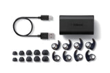 Yamaha TW-ES5A Auriculares In-Ear Deportivos True Wireless Bluetooth con Listening Care, Micrófono con Diseño Avanzado, Resistente al Agua y al Sudor IPX7 - Negro