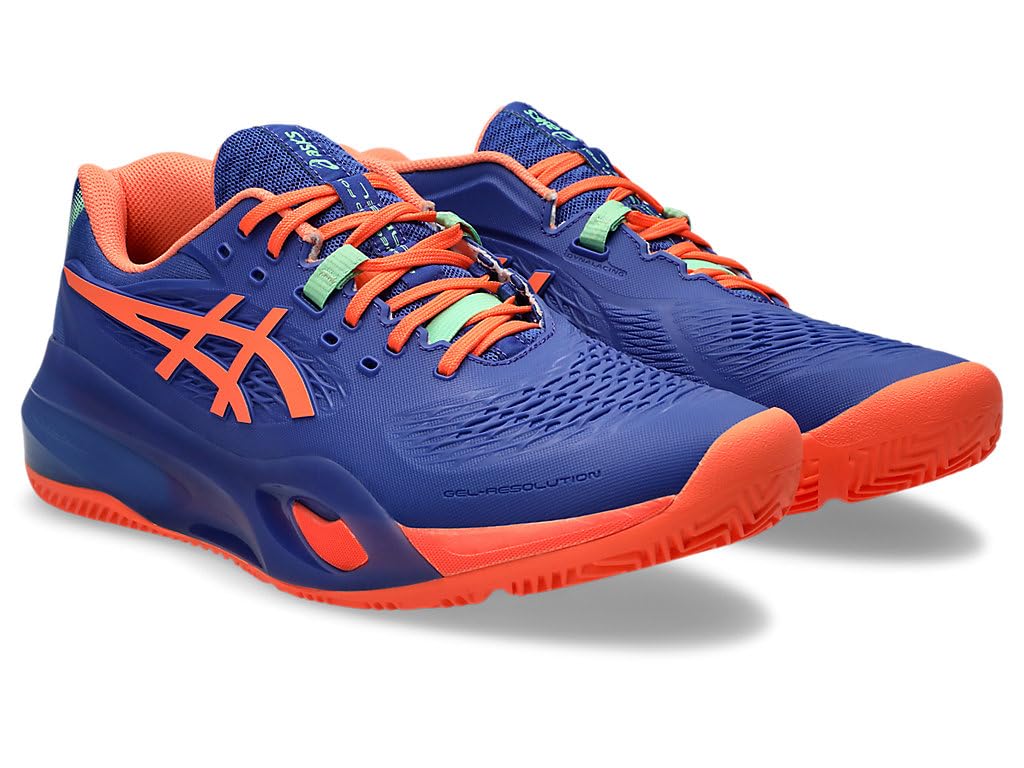ASICS Gel-Resolution X Padel, Sneaker Hombre, Dark Cobalt Vivid Coral, 44 EU