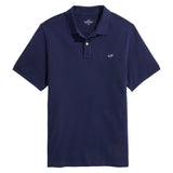 Vineyard Vines Polo de piqué Heritage Camisa, Azul Marino, XL para Hombre