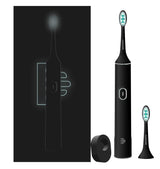 La Divergente - Cepillo de dientes eléctrico sónico con tecnología LED - Probado Antibacteriano por estudio - Batería de 1 mes - Mango suave Touch mínimo - Cepillado 3D Wavy - Silencioso <50dB
