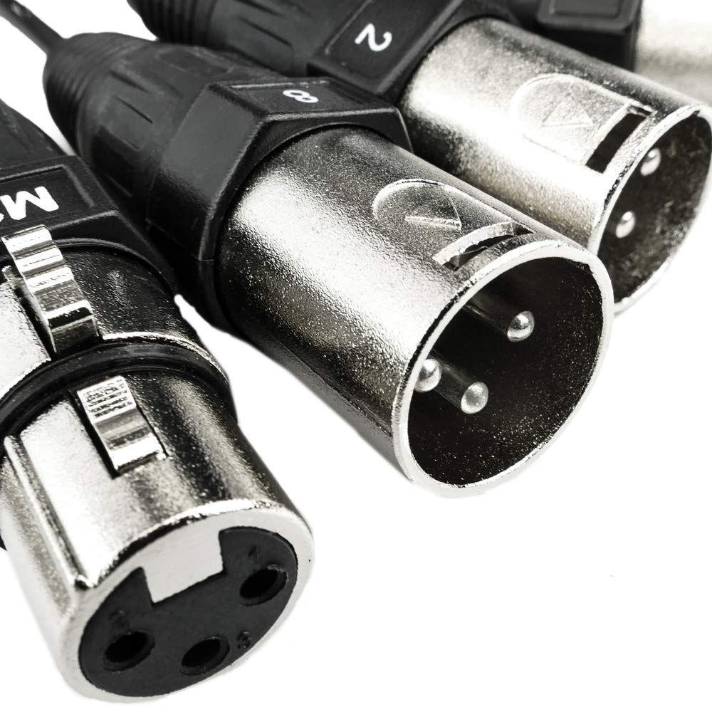 Cablematic - Bobina de extensión cable DMX DMX512 de12 canales XLR3 25m