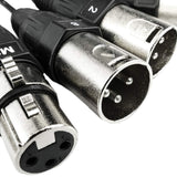 Cablematic - Bobina de extensión cable DMX DMX512 de12 canales XLR3 25m