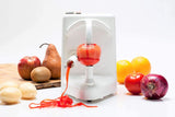 Pelamatic Orange Peeler Profesional - Pelador electrico de patatas, naranjas, tomates, kiwis, melocotones y demas frutas o verduras cuchilla acero inoxidable, 2026 (Blanco)