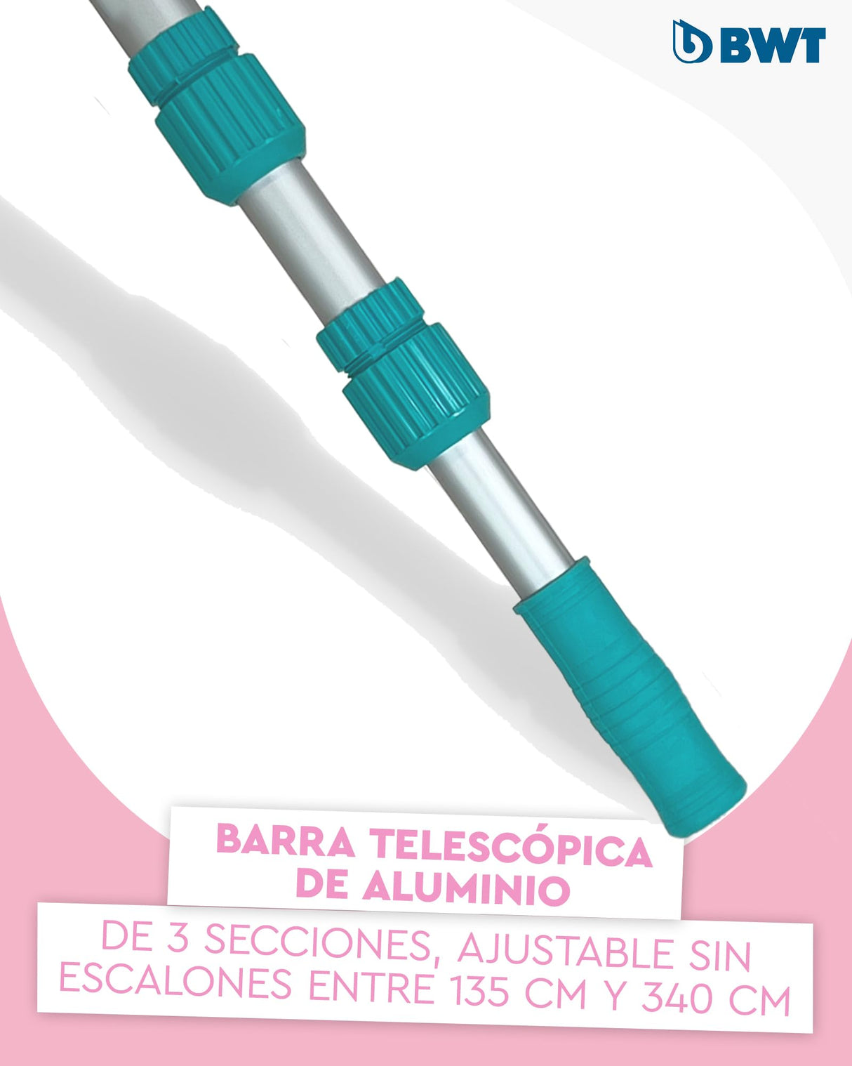 Aspirador Piscina bateria FSA400 BWT inalámbrico Potente | sin Barra telescópica | limpiafondos Recargable ergonómico Ligero para Jacuzzi y SPA | aspiradora portátil eficiente con Filtro extraíble