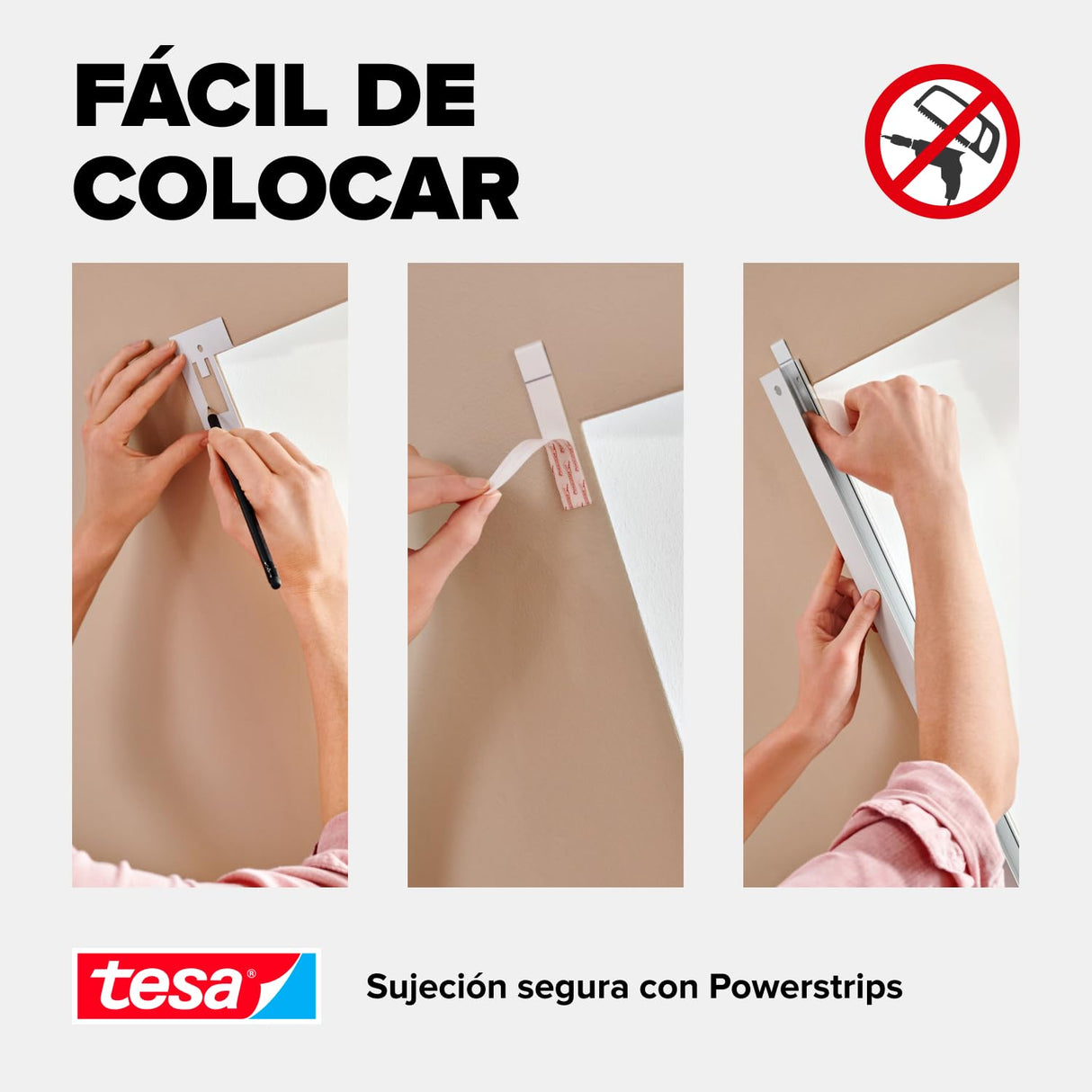 tesa® Cortina Mosquitera Plisada de Aluminio - Mosquitero Extensible para Claraboyas - Fácil Instalación sin Taladrar - Tecnología tesa Powerstrips® - Blanco