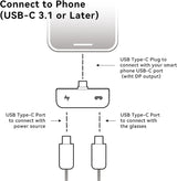 Rokid Mini Hub convertidor de Carga, Accesorios de Vidrio Air AR para Switch Xbox Smart Phone, Uso Mientras se Carga (Solo se Adapta a Gafas Air AR)