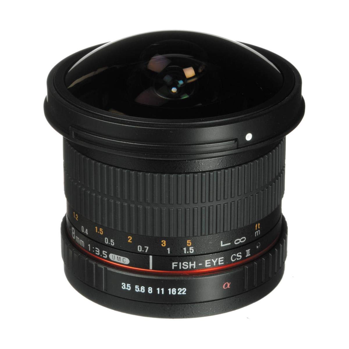 Rokinon HD8M-NEX - Lente Ojo de pez HD de 8 mm f/3.5 con Capucha extraíble para Sony E-Mount DSLR